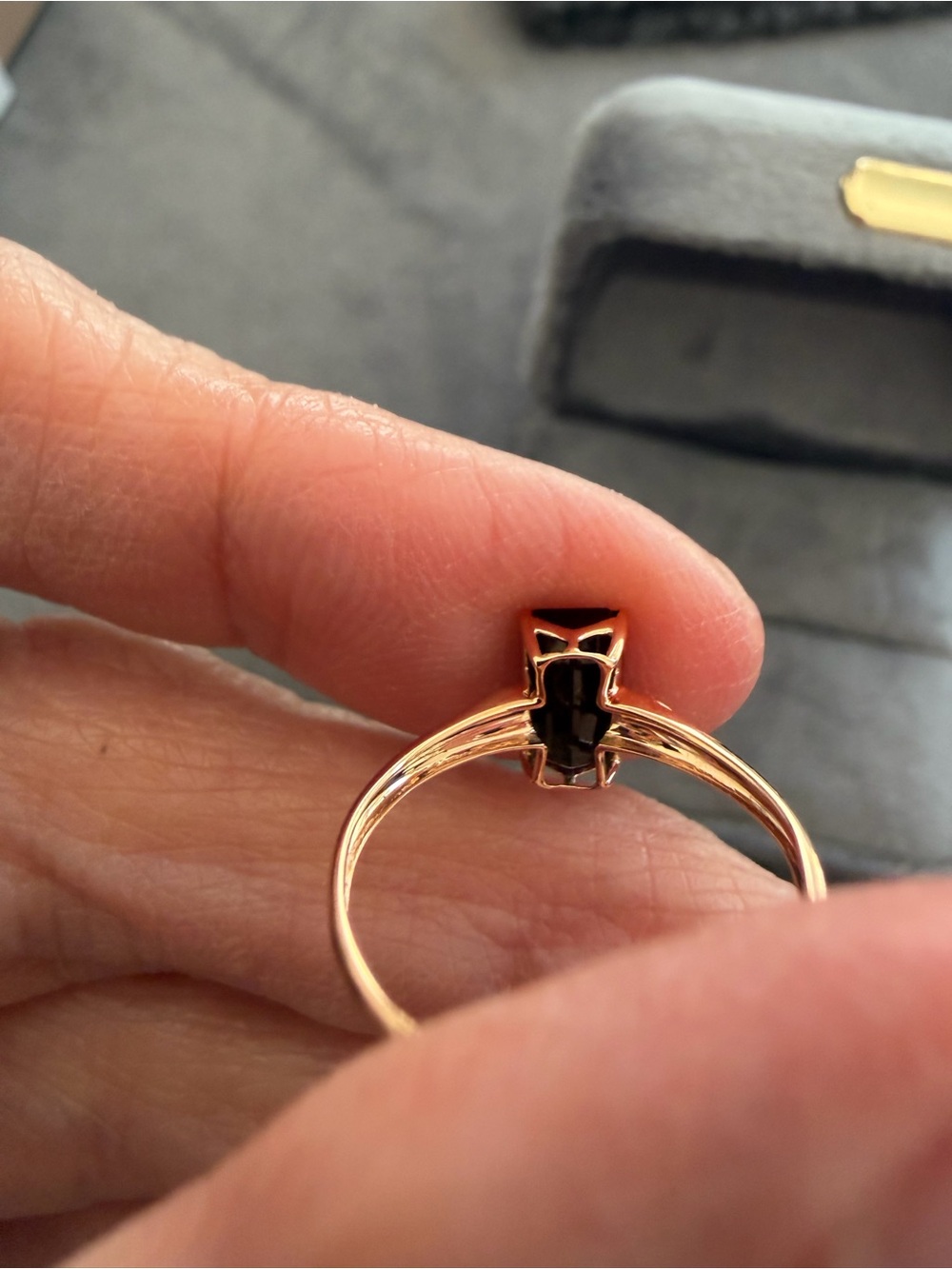 Tourmaline and Diamond 18k - Picture 7 of 9